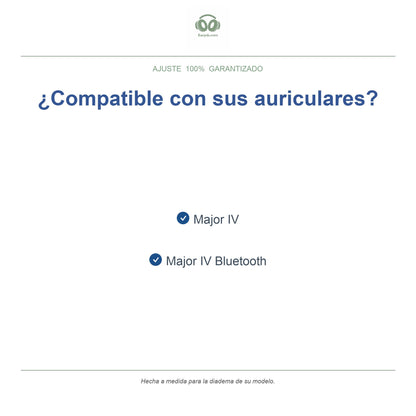 Diadema de repuesto para Marshall Major IV, modelos compatibles