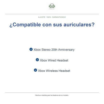 Diadema de repuesto para Microsoft Xbox Wireless Headset, modelos compatibles