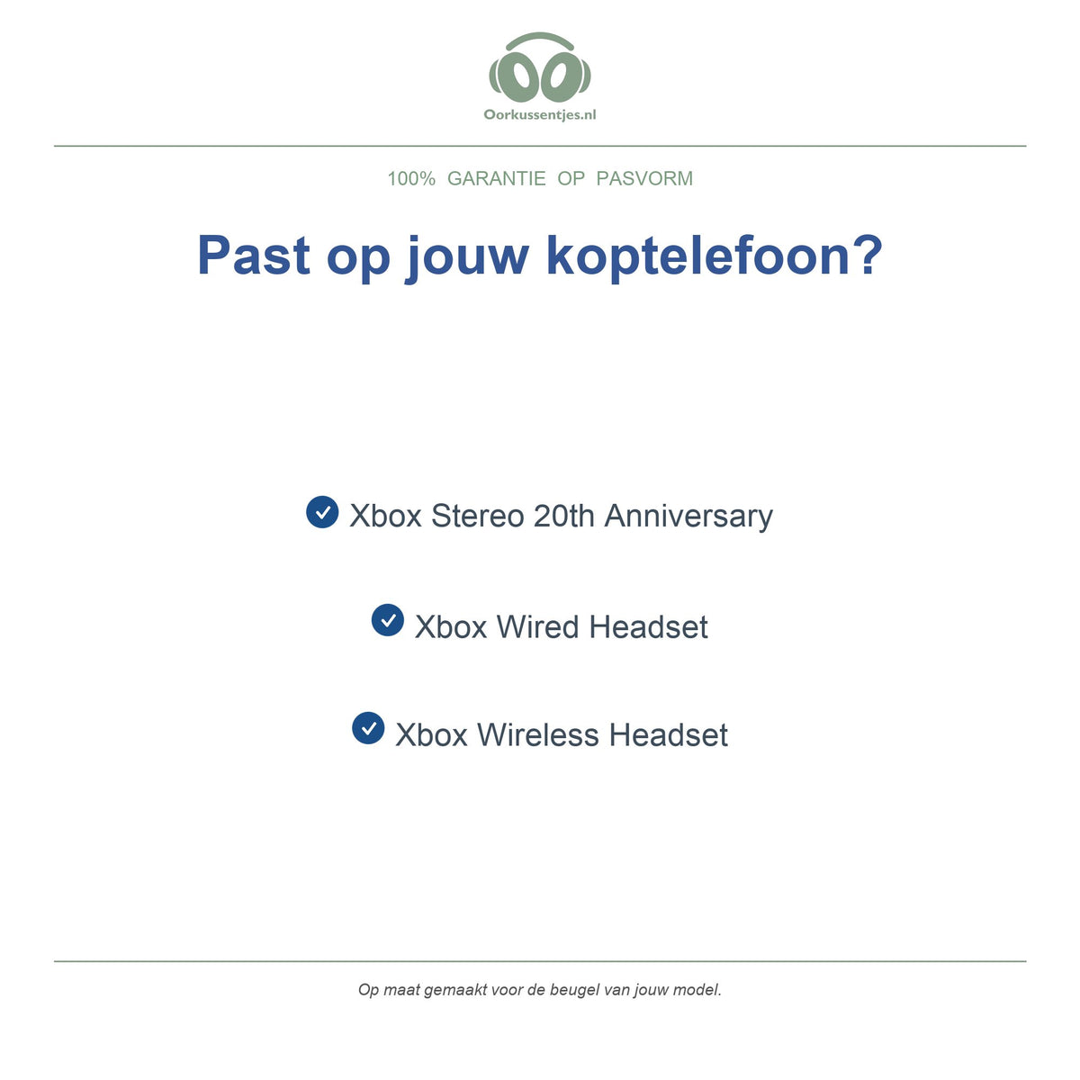 Kopfband für Microsoft Xbox Wireless Headset – Ersatz-Kopfhörer-Kopfband, passend für Xbox Wireless, Xbox Wired und Xbox Stereo 20th Anniversary Special Edition – kompatible Modelle
