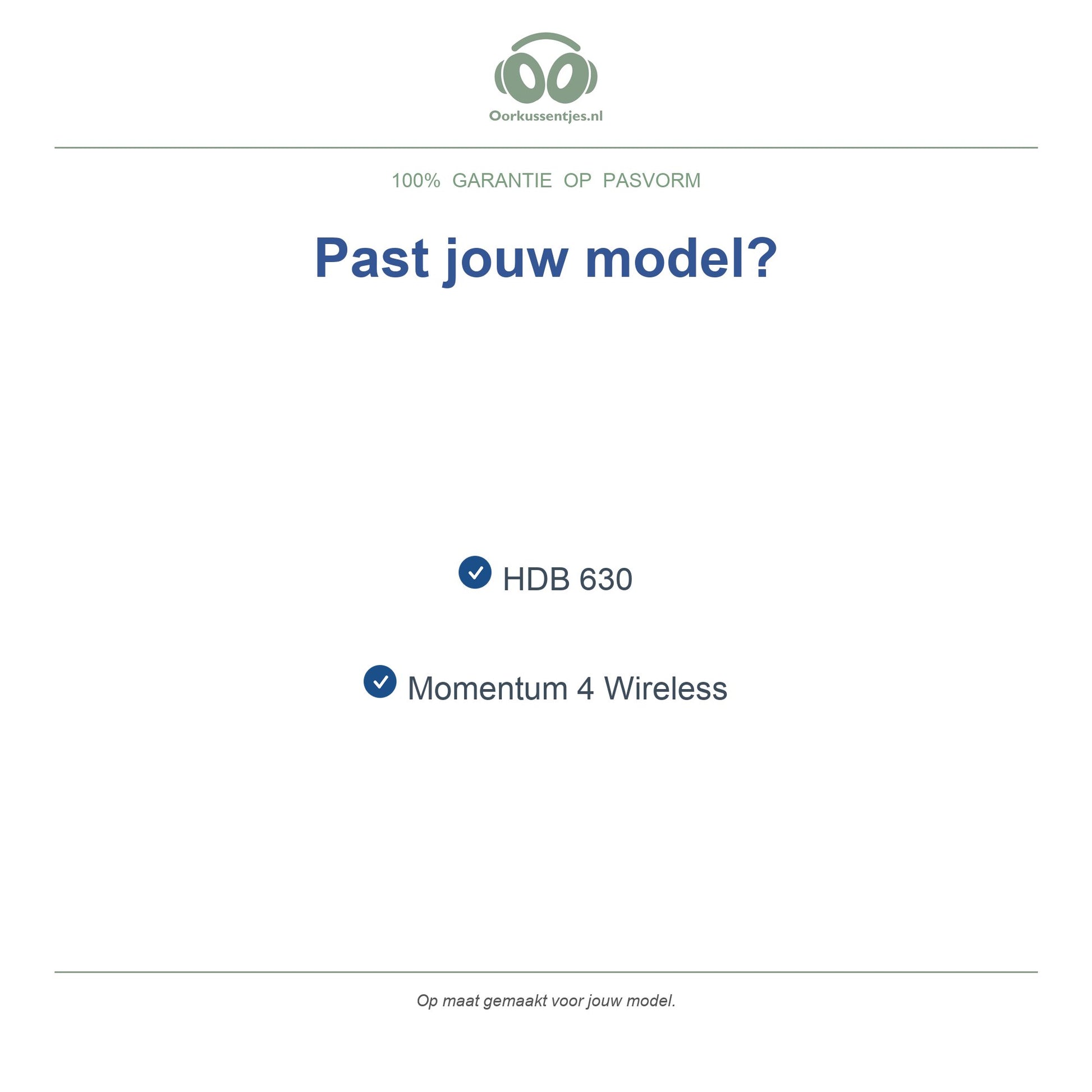 Oorkussens voor Sennheiser Momentum 4 Wireless – Geschikt voor Momentum 4 Wireless, HDB 630 — Compatible models