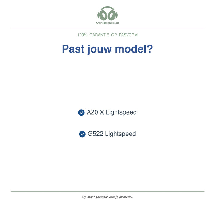 Oorkussens voor Logitech G522 / A20 X – Geschikt voor G522 Lightspeed, A20 X Lightspeed — Compatible models