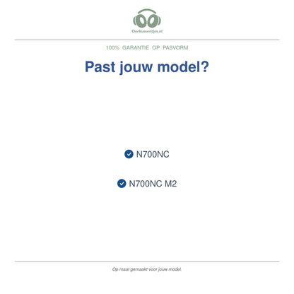 Oorkussens voor AKG N700NC Serie – Geschikt voor N700NC, N700NC M2 — Compatible models