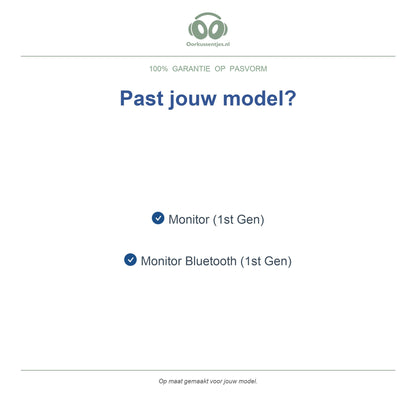 Oorkussens voor Marshall Monitor I – Geschikt voor Monitor, Monitor Bluetooth — Compatible models