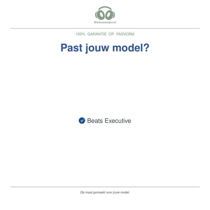 Oorkussens voor Beats Executive – Geschikt voor Beats Executive — Compatible models