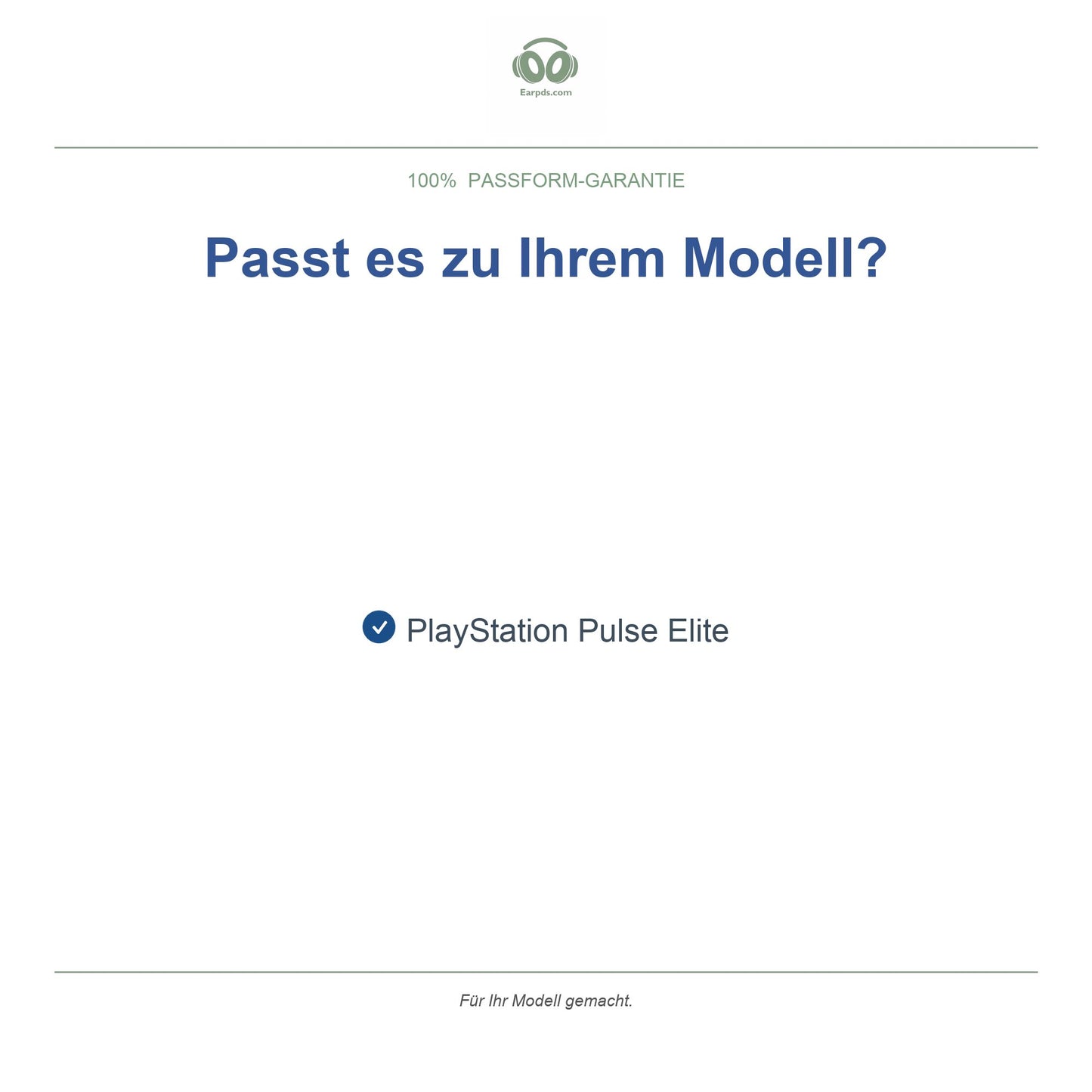 Oorkussens voor Sony PlayStation Pulse Elite – Geschikt voor PlayStation Pulse Elite — Compatible models