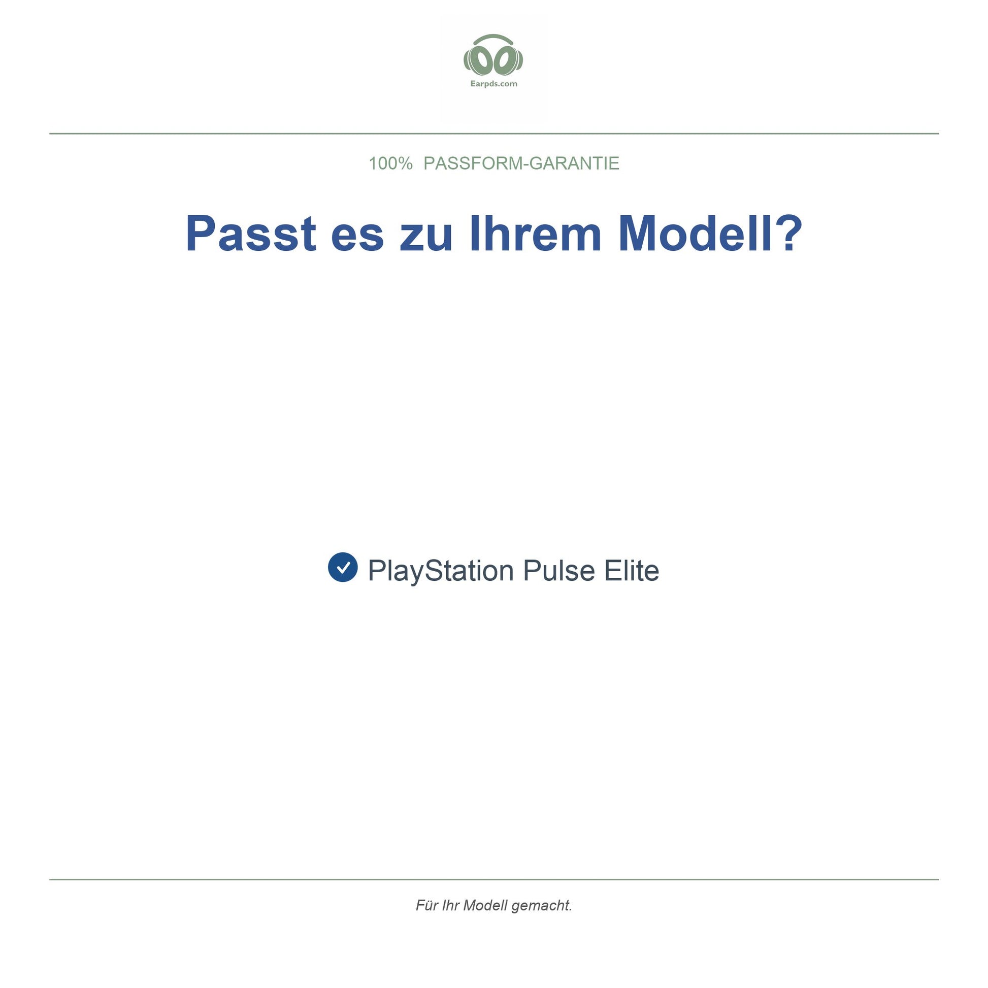 Ohrpolster für Sony PlayStation Pulse Elite – Passend für PlayStation Pulse Elite