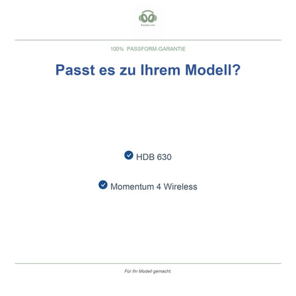 Oorkussens voor Sennheiser Momentum 4 Wireless – Geschikt voor Momentum 4 Wireless, HDB 630 — Compatible models