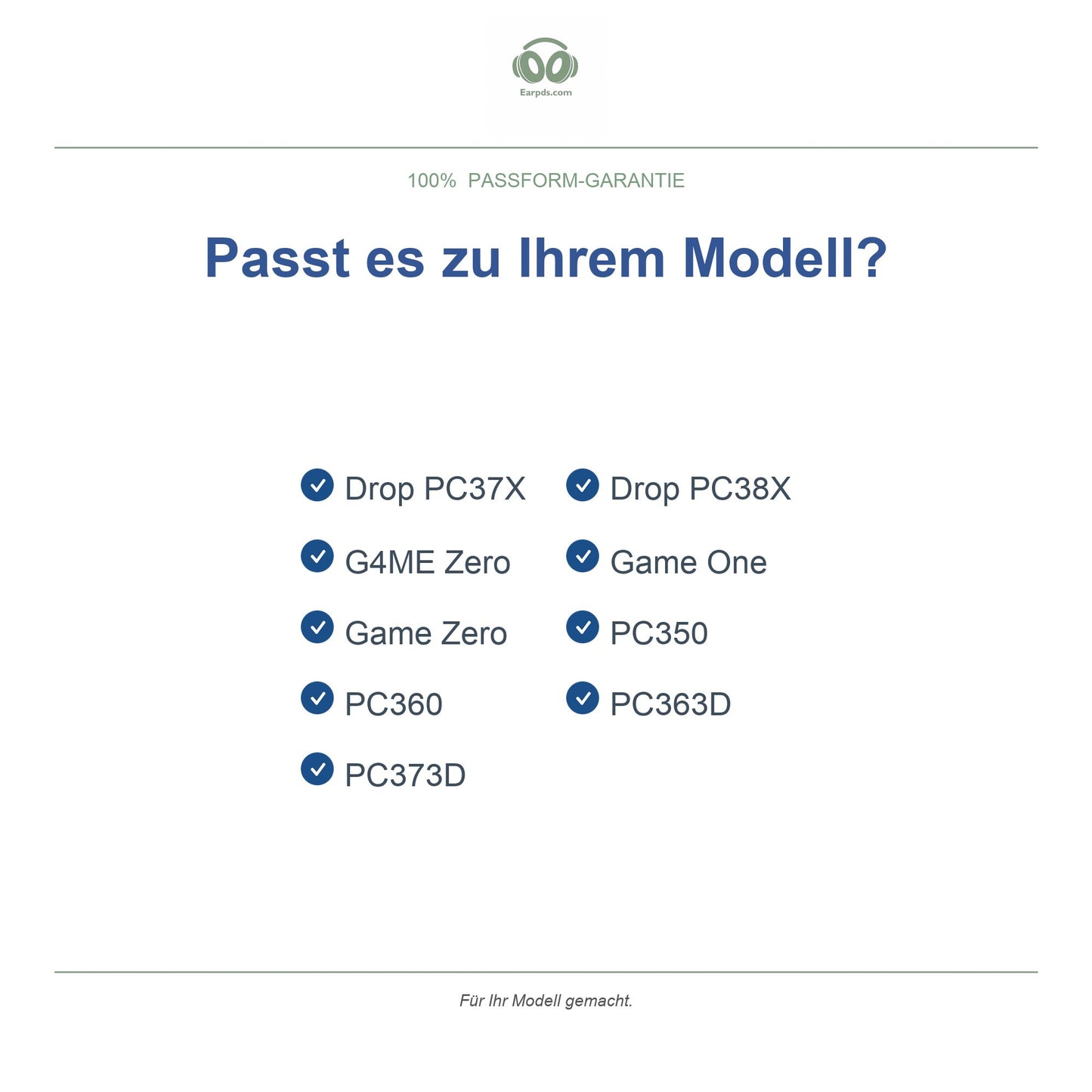 Oorkussens voor Sennheiser Game / PC Serie – Geschikt voor Game One, Game Zero, PC360, PC37X en meer — Compatible models