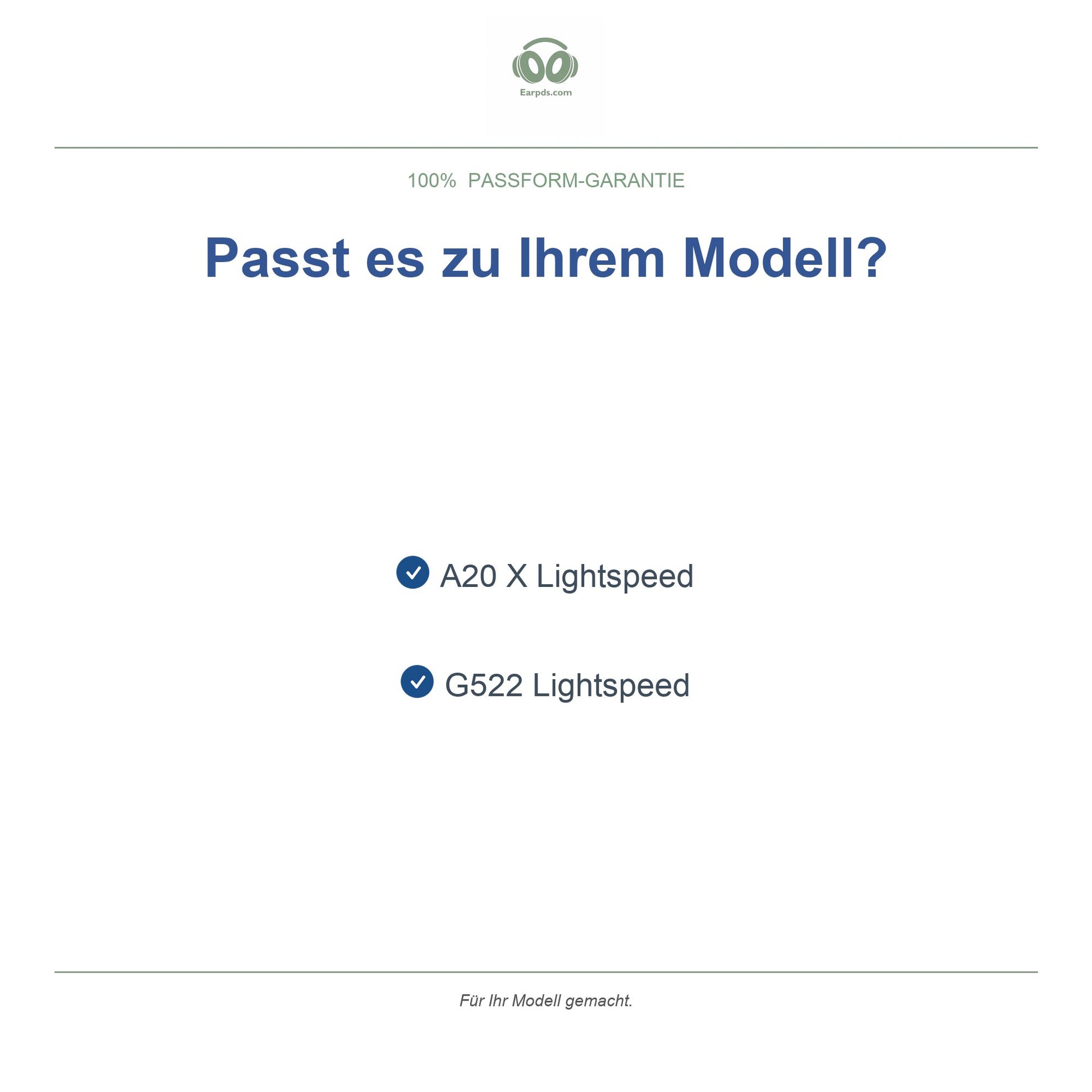 Ohrpolster für Logitech G522 / A20 X – Passend für G522 Lightspeed, A20 X Lightspeed