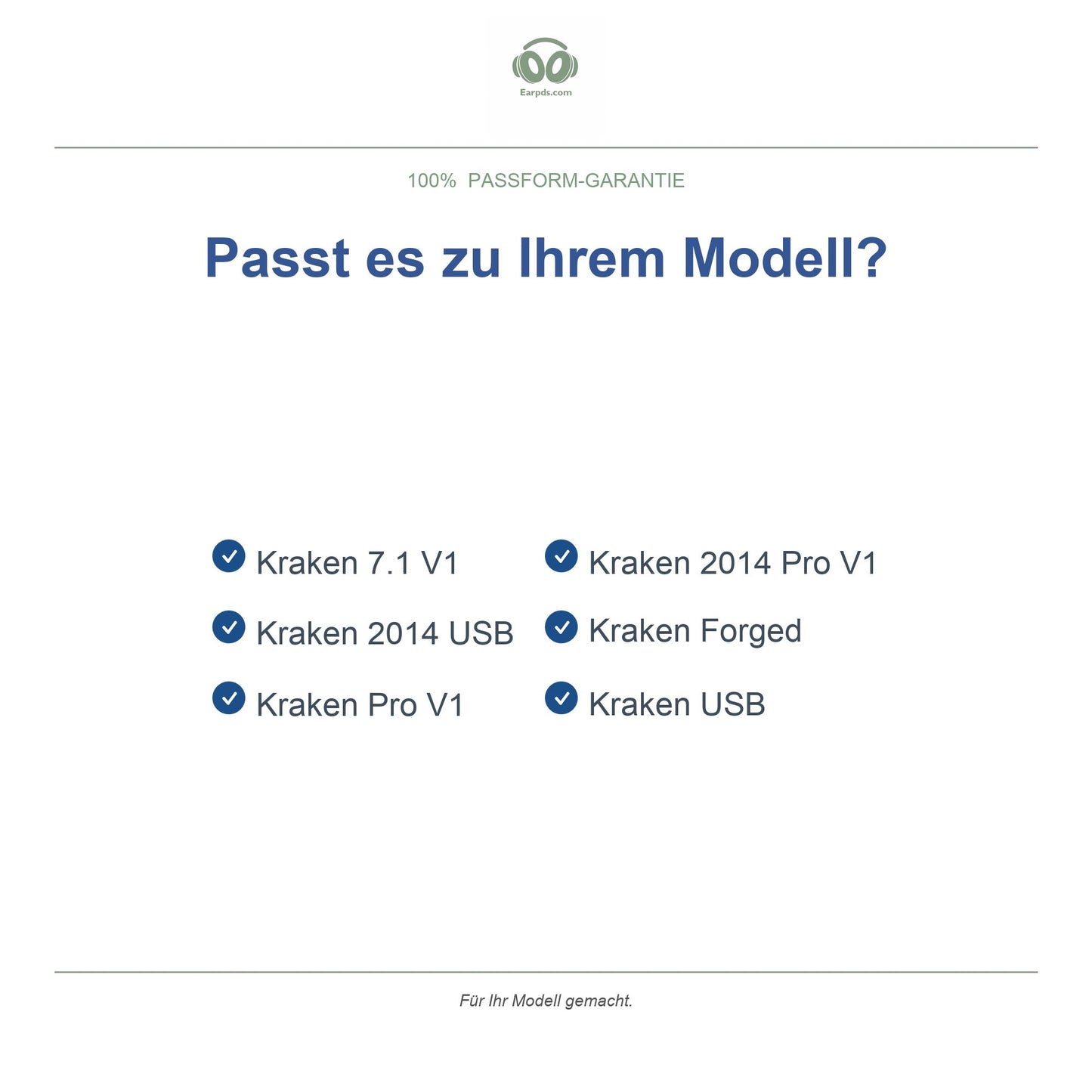 Oorkussens voor Razer Kraken V1 Serie – Geschikt voor Kraken Pro V1, Kraken 7.1 V1, Kraken USB en meer — Compatible models