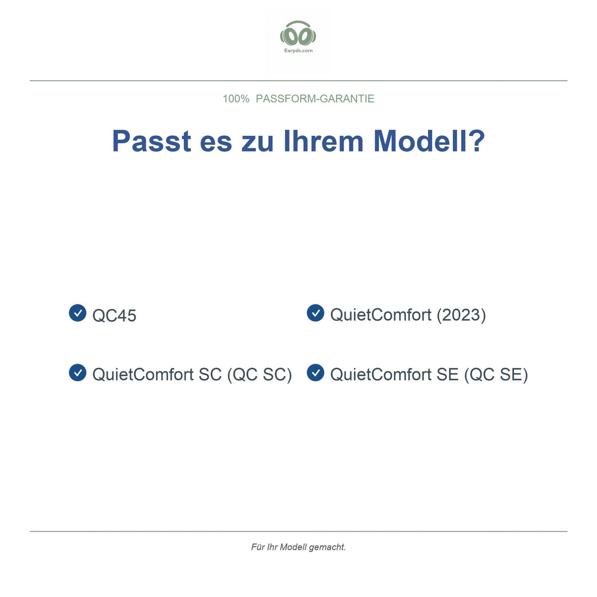 Ohrpolster für Bose QC45 Serie