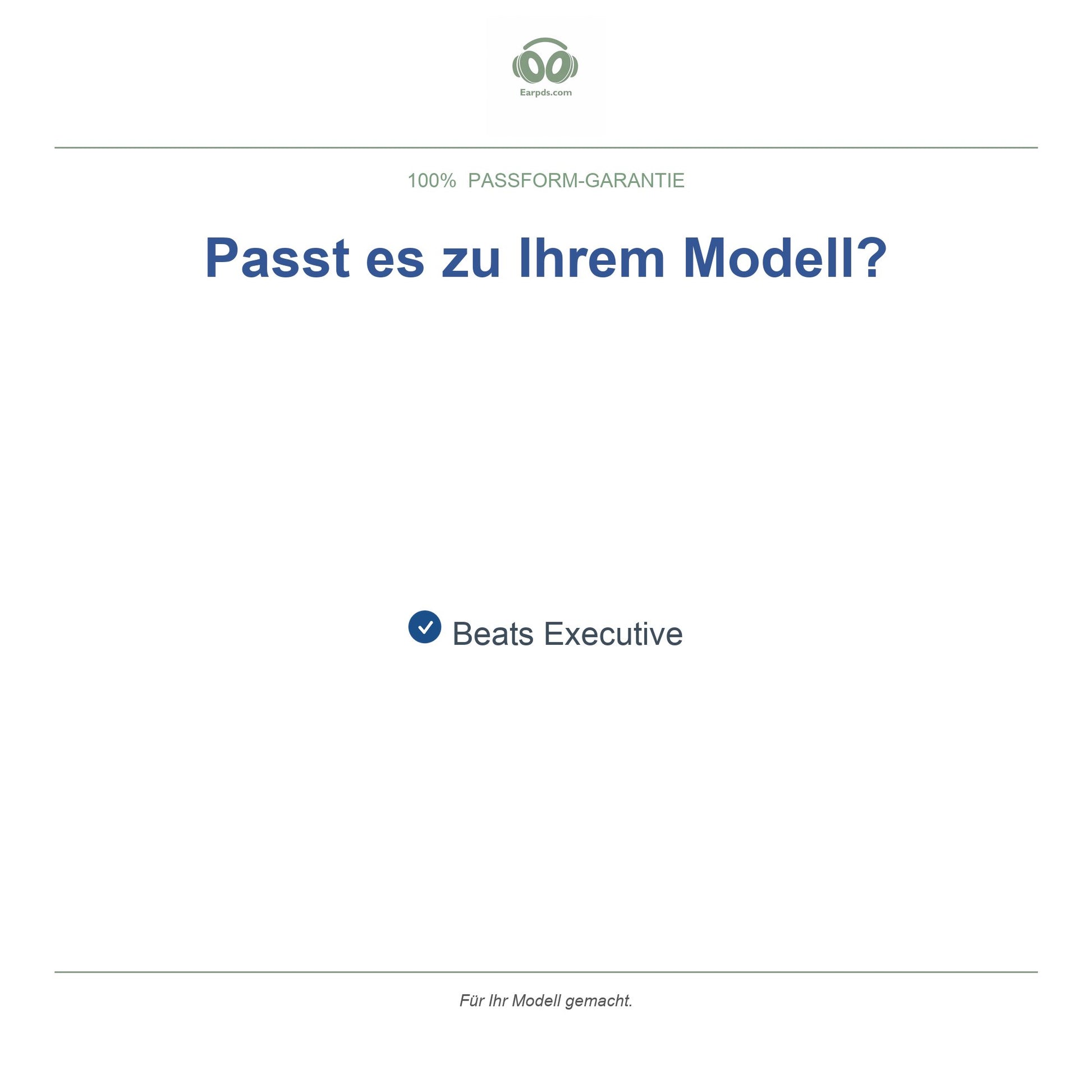 Ohrpolster für Beats Executive – Passend für Beats Executive