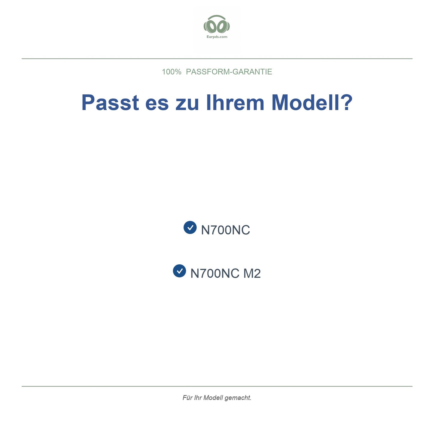 Oorkussens voor AKG N700NC Serie – Geschikt voor N700NC, N700NC M2 — Compatible models