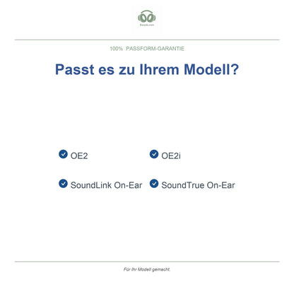 Oorkussens voor Bose On-Ear Serie – Geschikt voor OE2, OE2i, SoundTrue On-Ear, SoundLink On-Ear — Compatible models