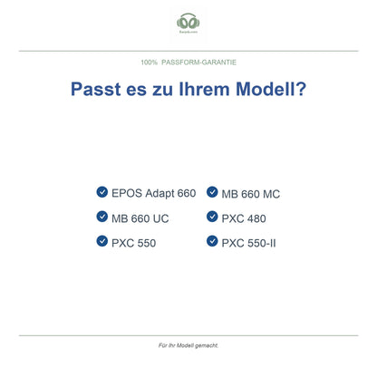 Oorkussens voor Sennheiser PXC 550 Serie – Geschikt voor PXC 550, PXC 550-II, MB 660 UC en meer — Compatible models