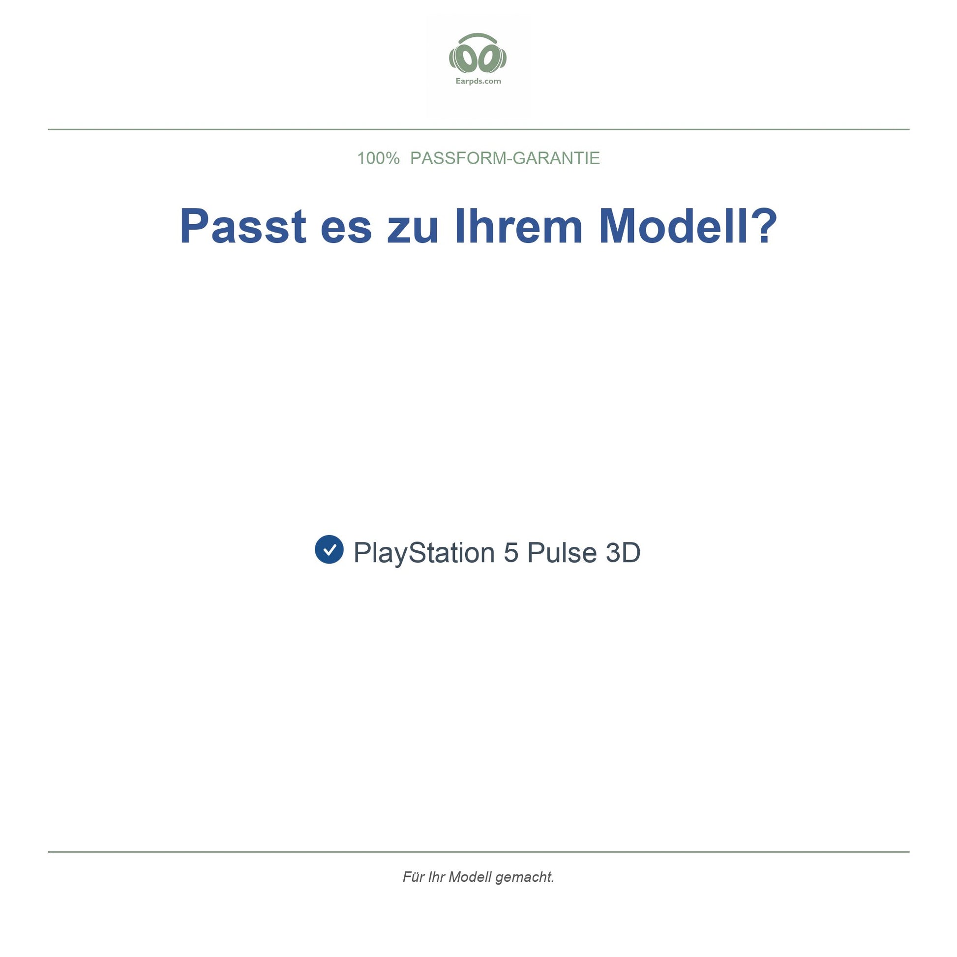 Ohrpolster für Sony PlayStation 5 Pulse 3D – Passend für PlayStation 5 Pulse 3D
