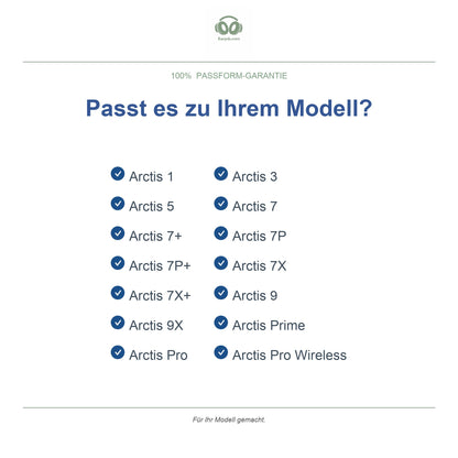 Oorkussens voor SteelSeries Arctis Serie – Geschikt voor Arctis 7, Arctis 9, Arctis Pro en meer — Compatible models