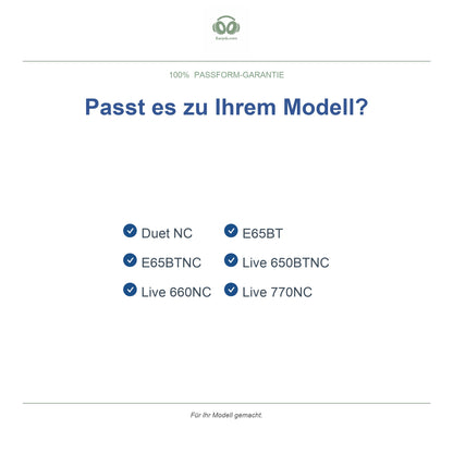 Oorkussens voor JBL Live 650 / E65 Serie – Geschikt voor E65BT, Live 650BTNC, Live 660NC, Live 770NC en meer — Compatible models