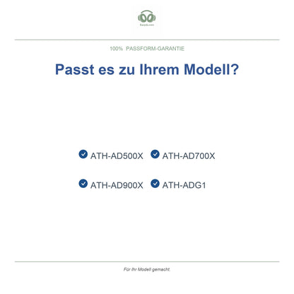 Oorkussens voor Audio-Technica AD Serie – Geschikt voor ATH-AD500X, AD700X, AD900X, ADG1 — Compatible models