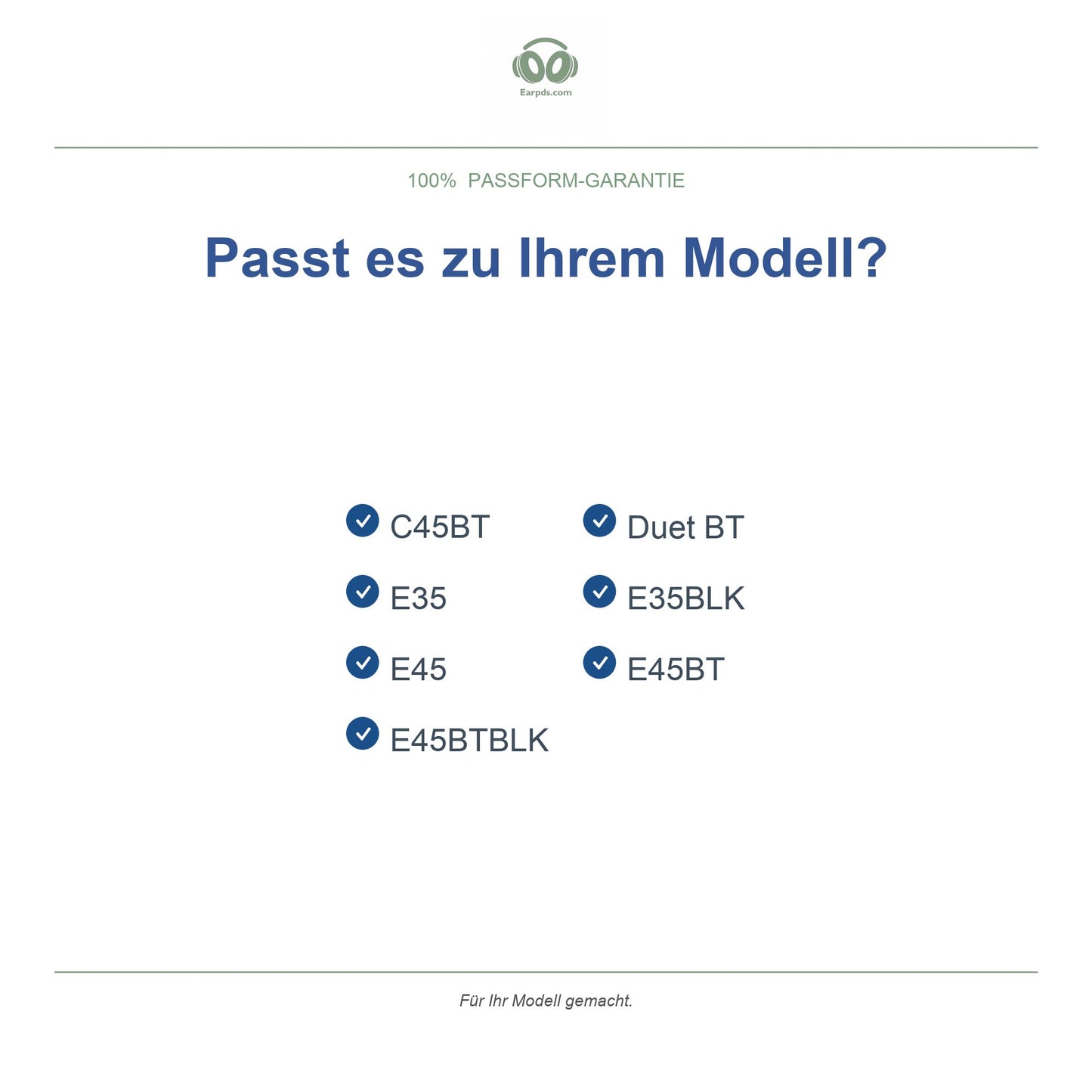 Oorkussens voor JBL E35 / E45 Serie – Geschikt voor E35, E45, E45BT, C45BT en meer — Compatible models