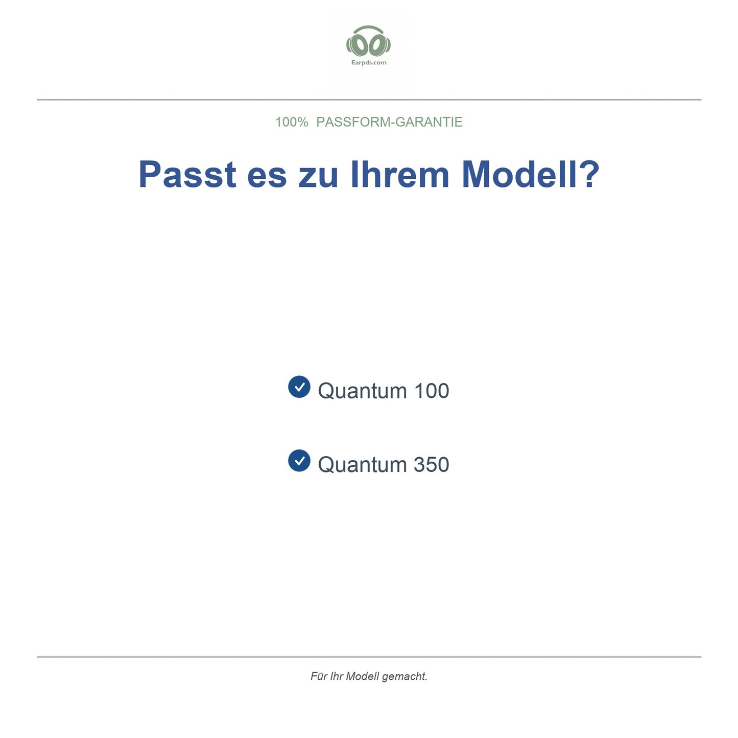 Oorkussens voor JBL Quantum 100 / 350 – Geschikt voor Quantum 100, Quantum 350 — Compatible models