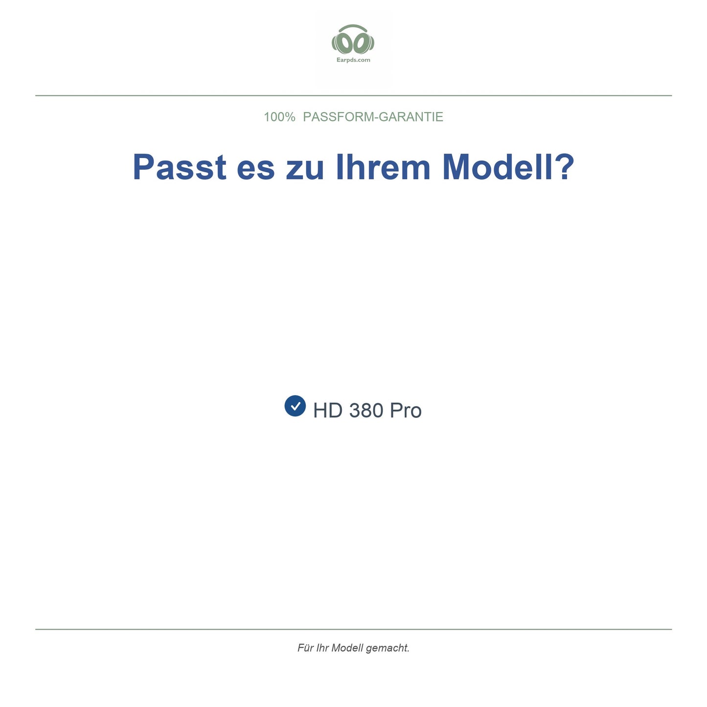 Oorkussens voor Sennheiser HD 380 Pro – Geschikt voor HD 380 Pro — Compatible models