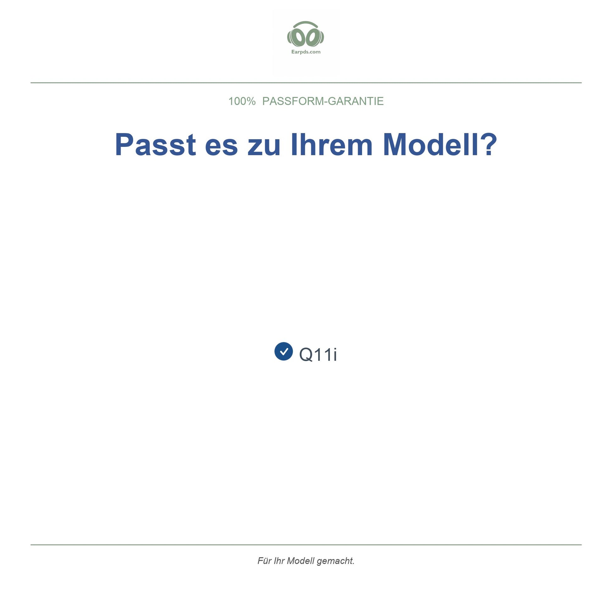 Ohrpolster für Soundcore Q11i – Passend für Soundcore Q11i