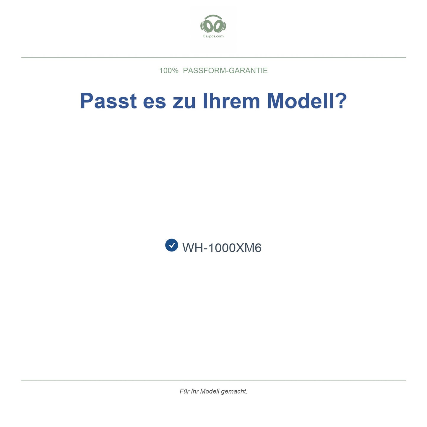 Oorkussens voor Sony WH-1000XM6 – Geschikt voor WH-1000XM6 — Compatible models