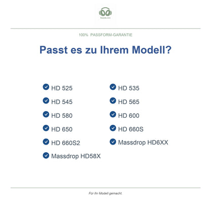 Oorkussens voor Sennheiser HD 600 / 650 Serie – Geschikt voor HD 600, HD 650, HD 660S, HD6XX en meer — Compatible models