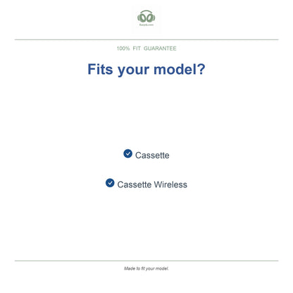 Oorkussens voor Skullcandy Cassette Serie – Geschikt voor Cassette, Cassette Wireless — Compatible models