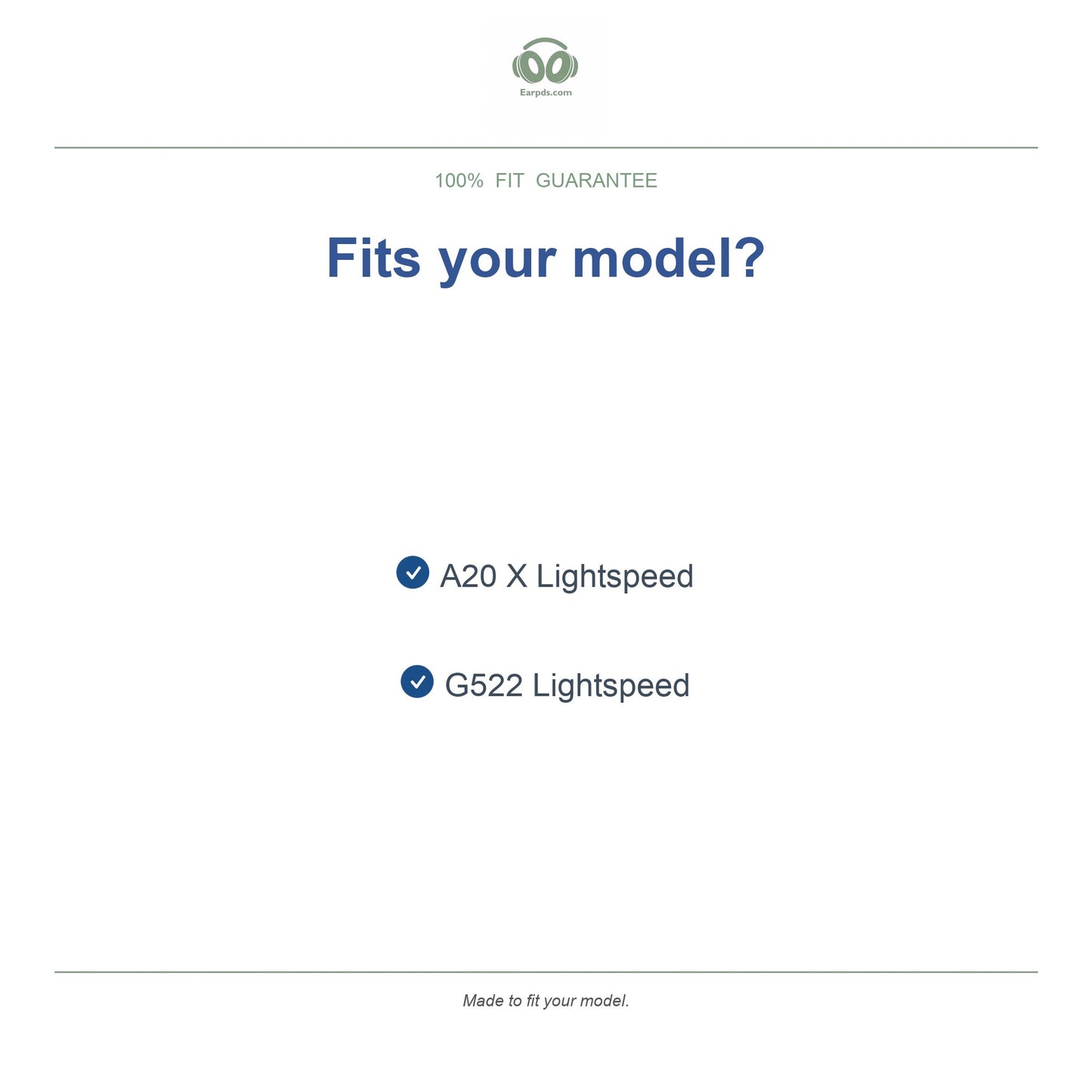 Oorkussens voor Logitech G522 / A20 X – Geschikt voor G522 Lightspeed, A20 X Lightspeed — Compatible models