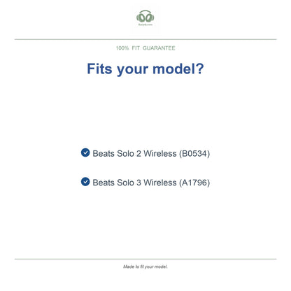 Oorkussens voor Beats Solo 2 / 3 Wireless – Geschikt voor Solo 2 Wireless, Solo 3 Wireless — Compatible models