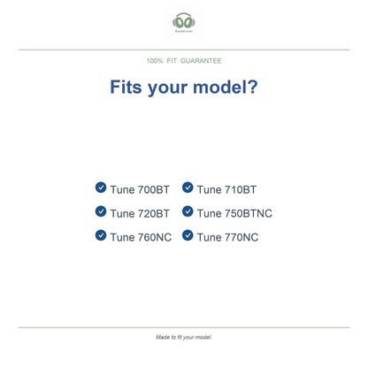 Oorkussens voor JBL Tune 700 / 770 Serie – Geschikt voor Tune 700BT, Tune 720BT, Tune 760NC, Tune 770NC en meer — Compatible models