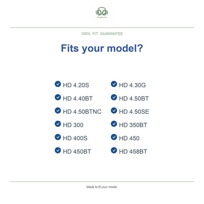 Oorkussens voor Sennheiser HD 400 / 450 Serie – Geschikt voor HD 4.50BT, HD 450BT, HD 400S, HD 458BT en meer — Compatible models
