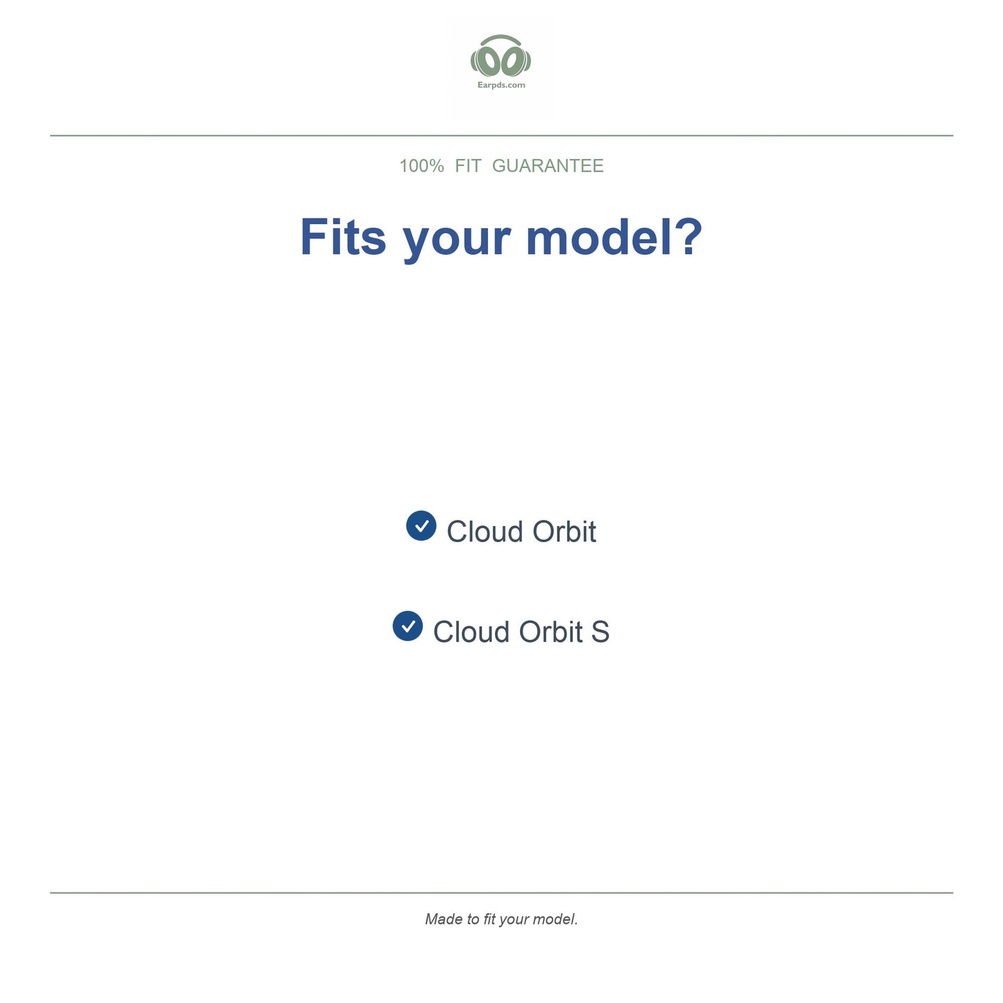 Oorkussens voor HyperX Cloud Orbit Serie – Geschikt voor Cloud Orbit, Cloud Orbit S — Compatible models