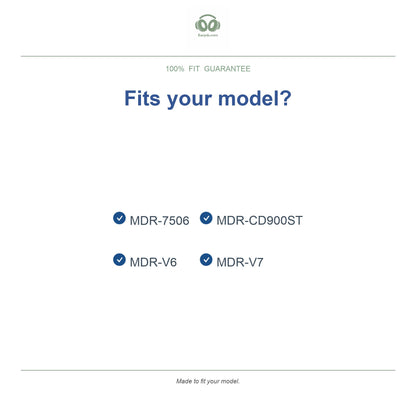Oorkussens voor Sony MDR Studio Serie – Geschikt voor MDR-7506, MDR-V6, MDR-V7, MDR-CD900ST — Compatible models