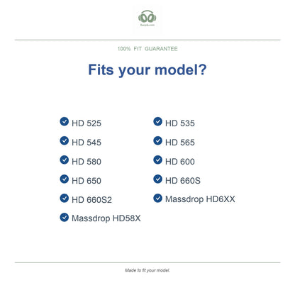 Oorkussens voor Sennheiser HD 600 / 650 Serie – Geschikt voor HD 600, HD 650, HD 660S, HD6XX en meer — Compatible models