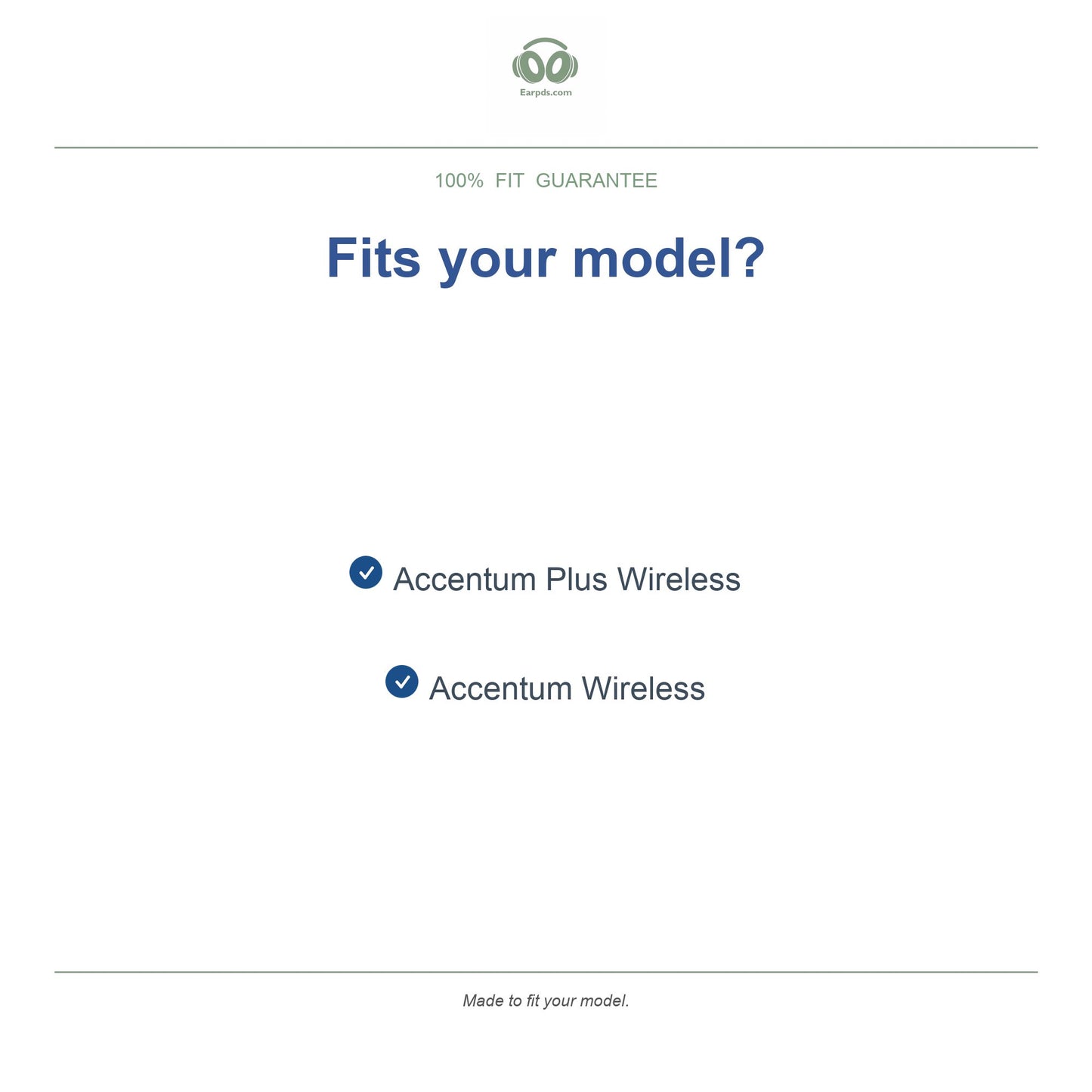 Oorkussens voor Sennheiser Accentum Serie – Geschikt voor Accentum Wireless, Accentum Plus Wireless — Compatible models