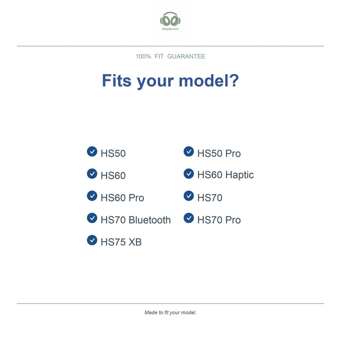 Ohrpolster für Corsair HS50 / HS70 Serie, kompatible Modelle