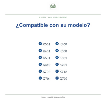 Almohadillas de repuesto para AKG K701 / K702 Series, modelos compatibles