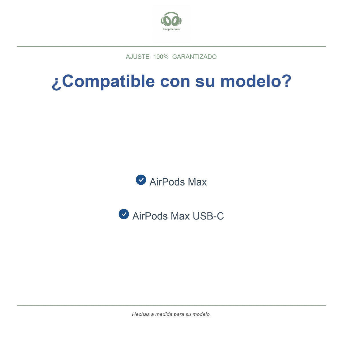 Almohadillas de repuesto para Apple AirPods Max, modelos compatibles