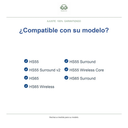 Almohadillas de repuesto para Corsair HS55 / HS65 Series, modelos compatibles