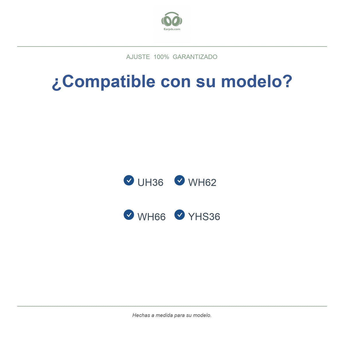 Almohadillas para Yealink WH62 / WH66 / UH36 / YHS36, modelos compatibles