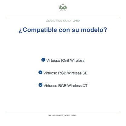 Almohadillas de repuesto para Corsair Virtuoso RGB Series, modelos compatibles