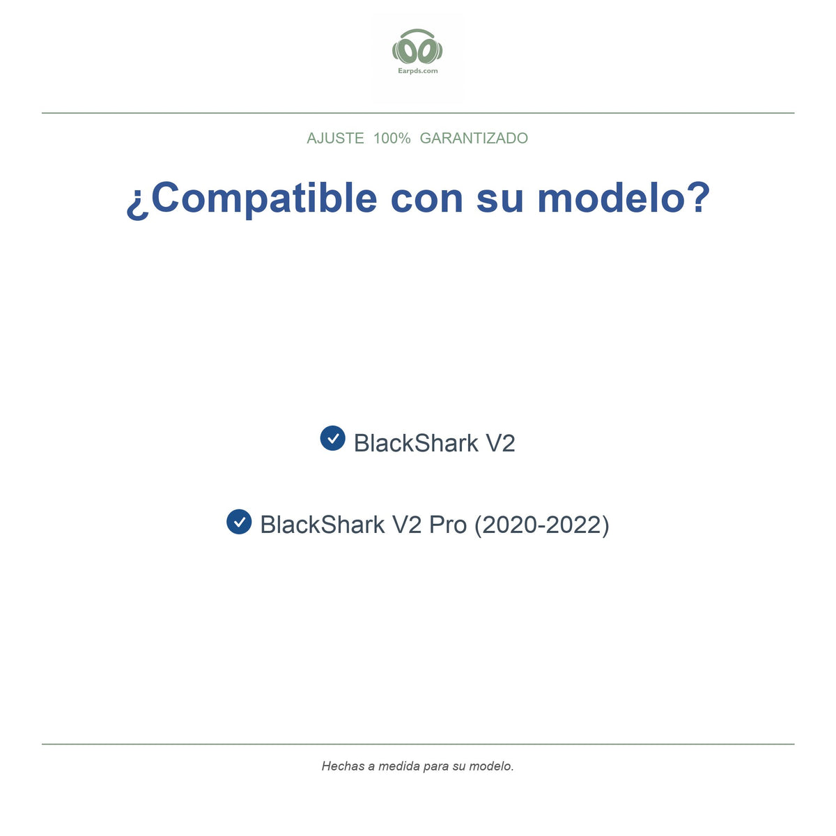 Almohadillas para Razer BlackShark V2 Series | Almohadillas de repuesto para auriculares, compatibles con BlackShark V2, BlackShark V2 Pro