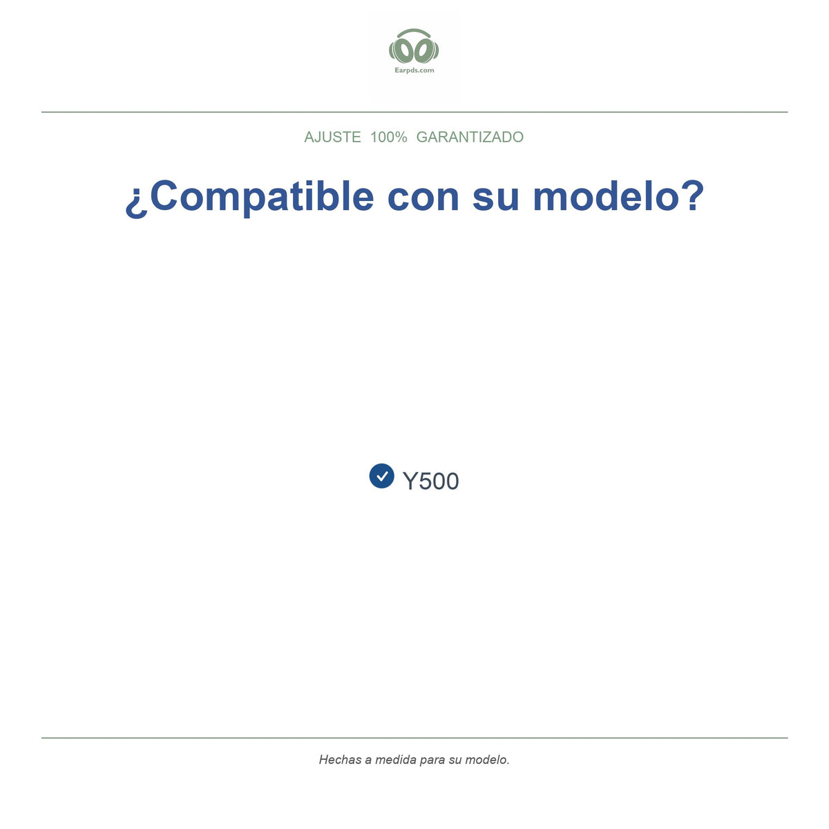 Almohadillas de repuesto para AKG Y500, modelos compatibles