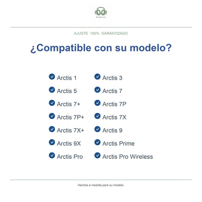 Almohadillas de repuesto para SteelSeries Arctis Series, modelos compatibles