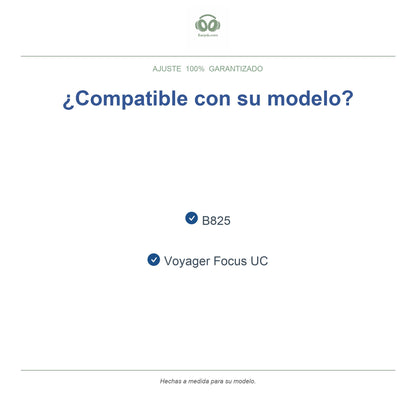 Almohadillas de repuesto para Poly Voyager Focus UC, modelos compatibles