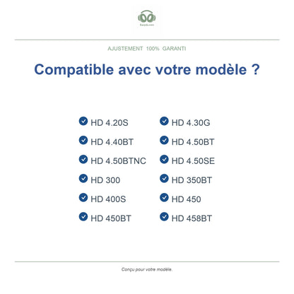Oorkussens voor Sennheiser HD 400 / 450 Serie – Geschikt voor HD 4.50BT, HD 450BT, HD 400S, HD 458BT en meer — Compatible models