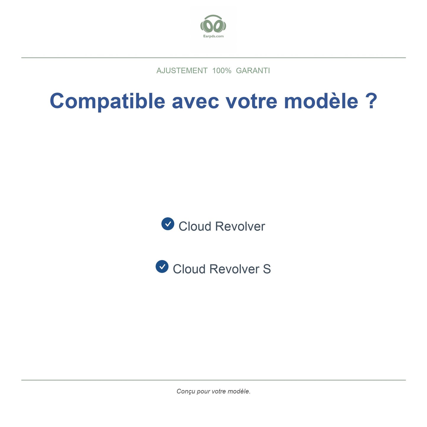 Oorkussens voor HyperX Cloud Revolver Serie – Geschikt voor Cloud Revolver, Cloud Revolver S — Compatible models